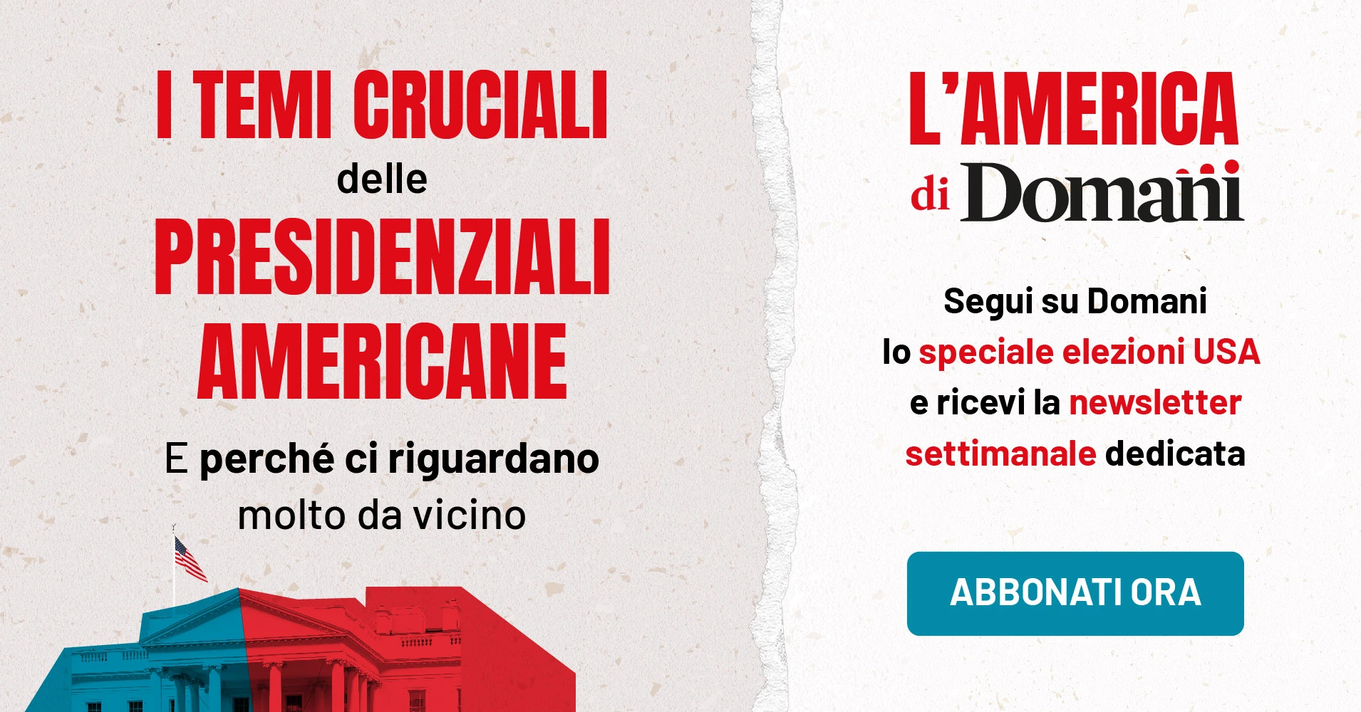 Iscriviti alla newsletter di Domani